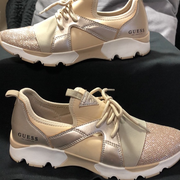 Guess Shoes - Guess gold colored sneakers 7 1/2 M